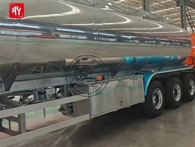 42cbm Semi Tanker Aluminium Alloy Tanker Semi Trailer