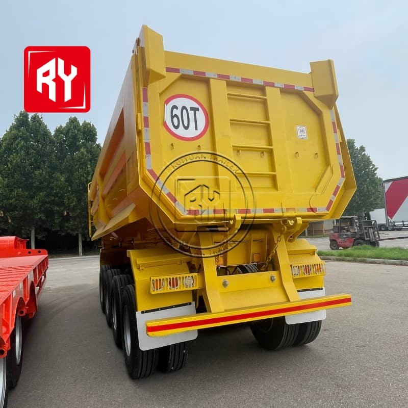 4 Axle U-Shape Rear Dump Semi Trailer best